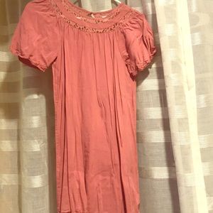 Cute short lace top dress